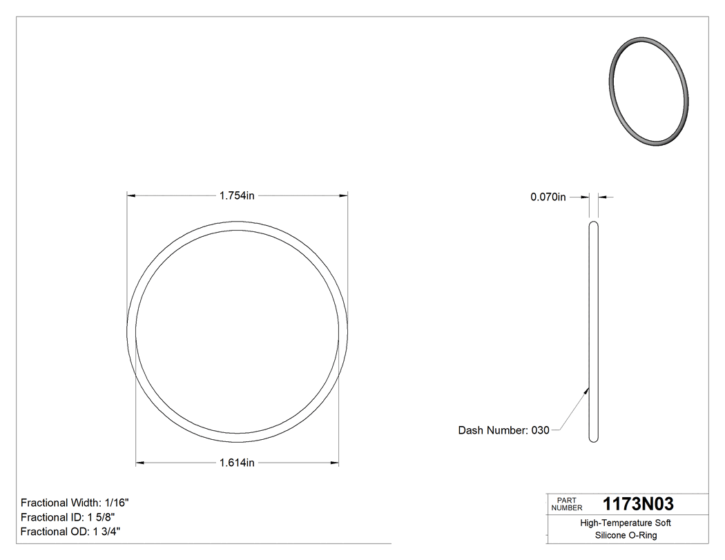 Technical drawing - 1173N03